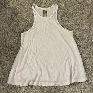 Free people tank. White. Sheer. Flowy. Size XS